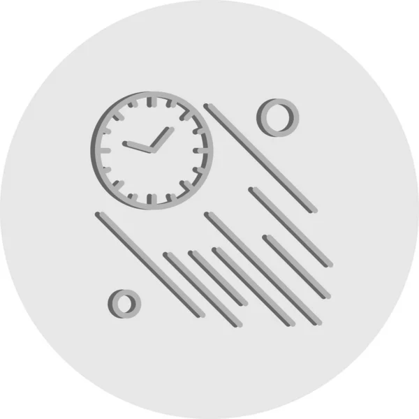 Vetor Rápido Relógio Ico —  Vetores de Stock