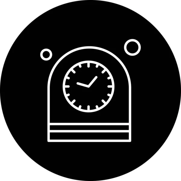 Vector Icono Alarma Ilustración — Vector de stock