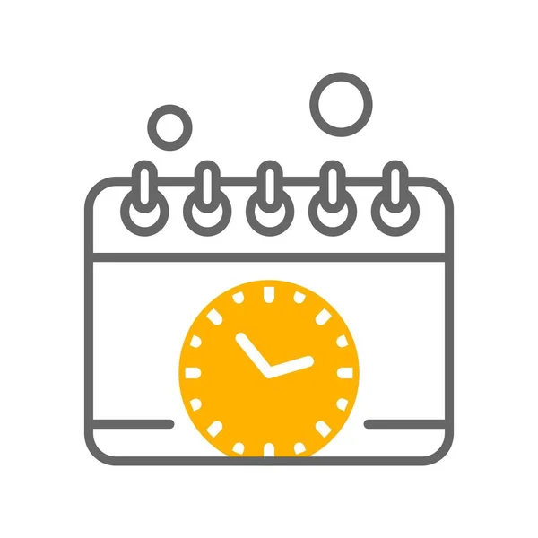 Vektor Kalender Icon Illustration — Stockvektor