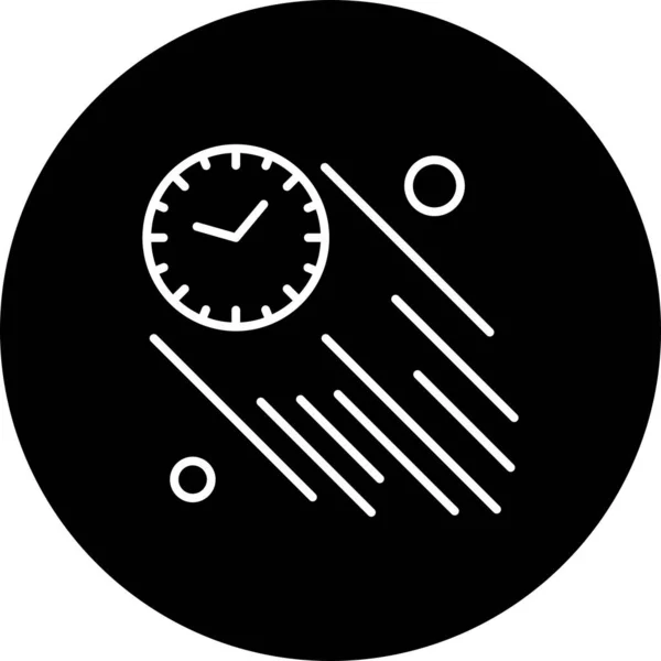 Horloge Vectorielle Rapide Ico — Image vectorielle