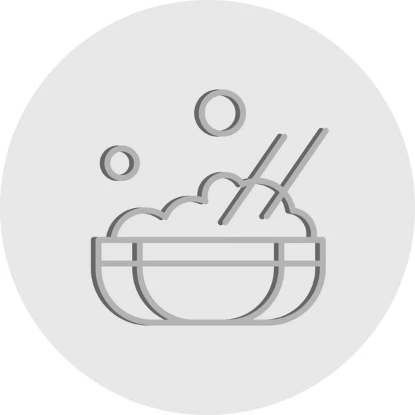 Icono Ilustración Vector Alimentos — Vector de stock