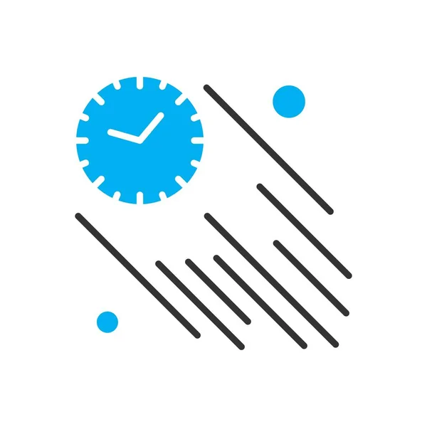 Horloge Vectorielle Rapide Ico — Image vectorielle