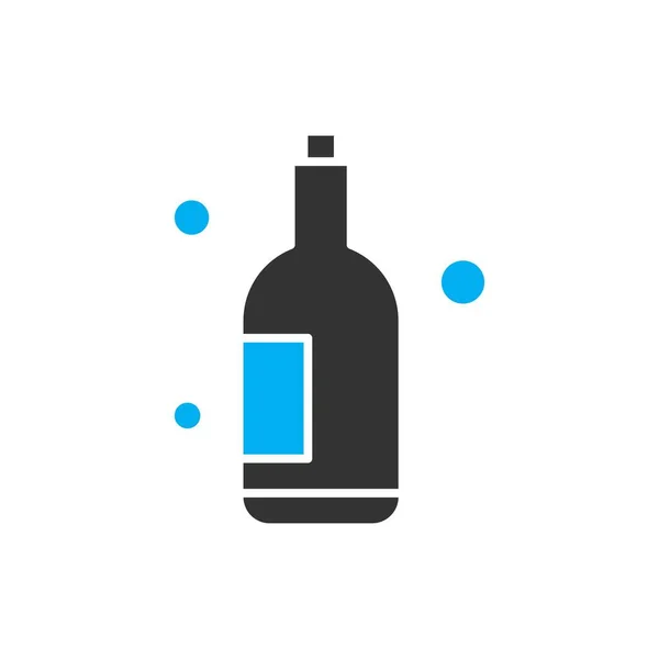 Vector Alcohol Pictogram Illustratie — Stockvector