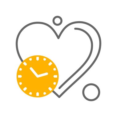 Vektör Kalp Simgesi illüstrasyonu