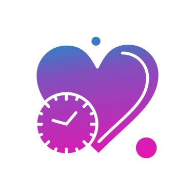 Vektör Kalp Simgesi illüstrasyonu