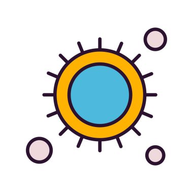 vektör illüstrasyon güneş simgesi