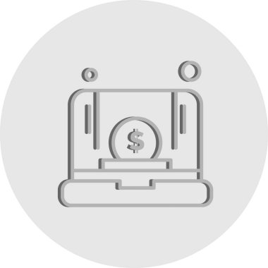 vektör dizüstü simgesi illüstrasyonu