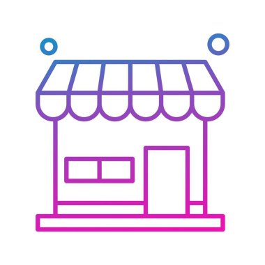 vektör mağaza simgesi çizimi