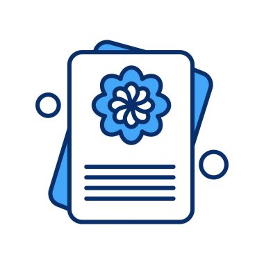 Vektör belgesi Simge illüstrasyonu