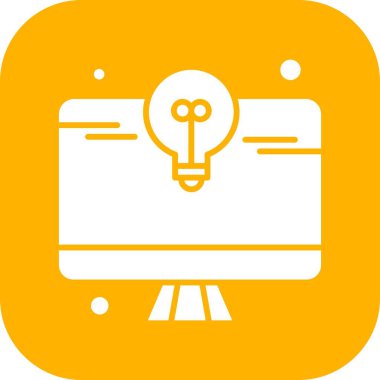 vektör lcd simgesi illüstrasyonu