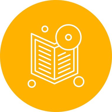 kitap simgesi vektör illüstrasyonu