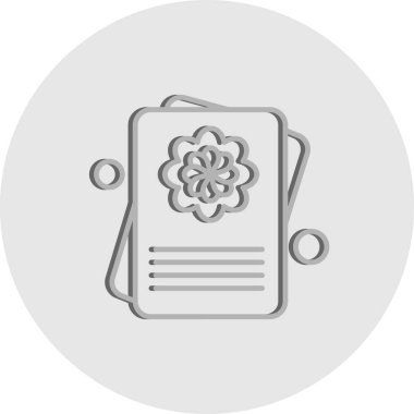 Vektör belgesi Simge illüstrasyonu