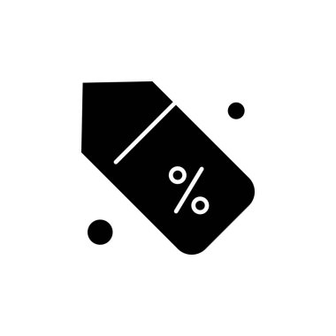 İndirim simgesi vektör illüstrasyonu