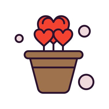 özet vektör illüstrasyon simgesi