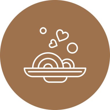 Gıda vektörü illüstrasyon simgesi