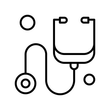  vektör steteskop resimleme