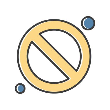 vektör engelleme Simgesi illüstrasyonu