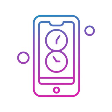 Vektör Mobil simge illüstrasyonu