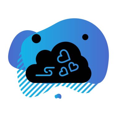  vektör Bulut simgesi illüstrasyonu