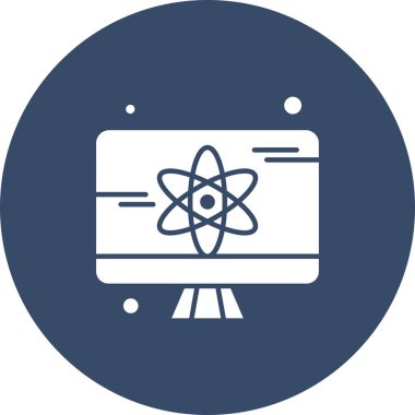 vektör lcd simgesi illüstrasyonu