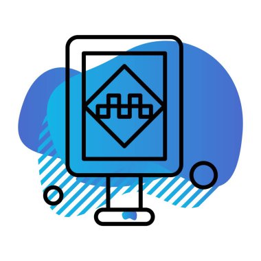 vektör trafik işareti Ico