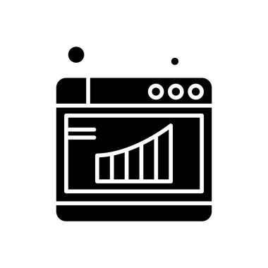 tarayıcı simgesi vektör illüstrasyonu