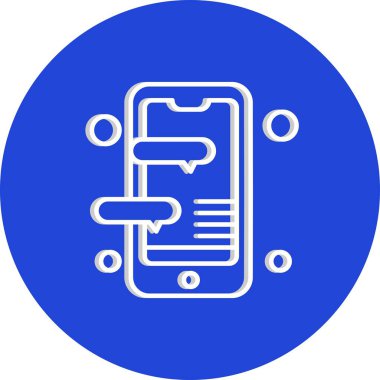  Vektör Mobil simge illüstrasyonu