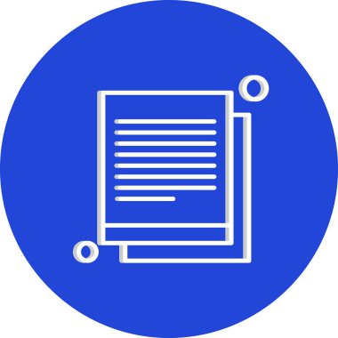 Vektör belgesi Simge illüstrasyonu