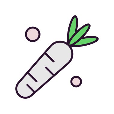 Gıda simgesinin vektör illüstrasyonu