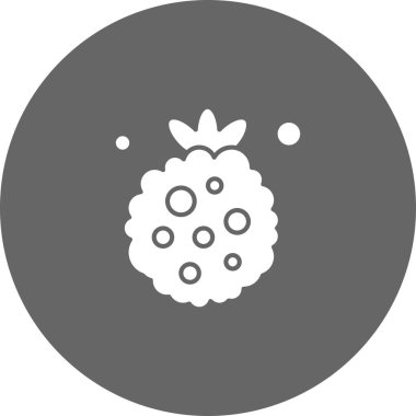 vektör çilek simgesi illüstrasyonu