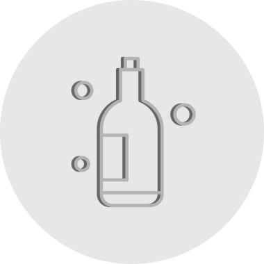   vektör Alkol simgesi illüstrasyonu