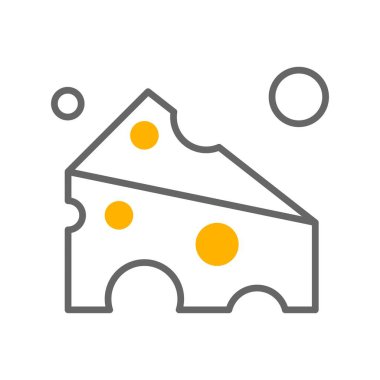  Gıda simgesinin vektör illüstrasyonu