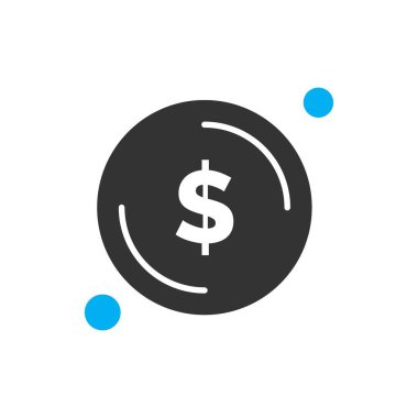 Dolar simgesi vektör illüstrasyonu