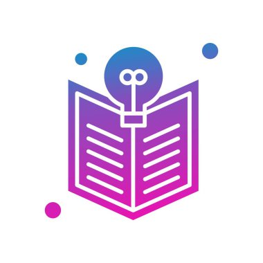 kitap simgesi vektör illüstrasyonu