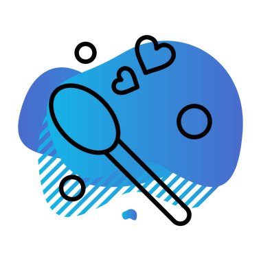 Vektör kaşık resimleme