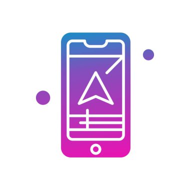  Vektör Mobil simge illüstrasyonu