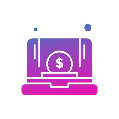 vektör dizüstü simgesi illüstrasyonu