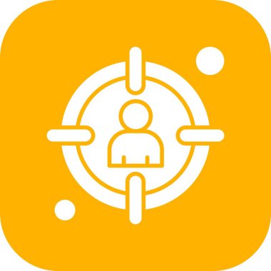 vektör hedef simgesi illüstrasyonu