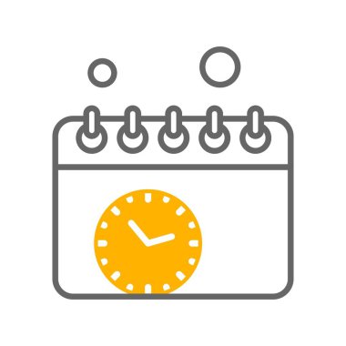 vektör Takvimi Simgesi illüstrasyonu