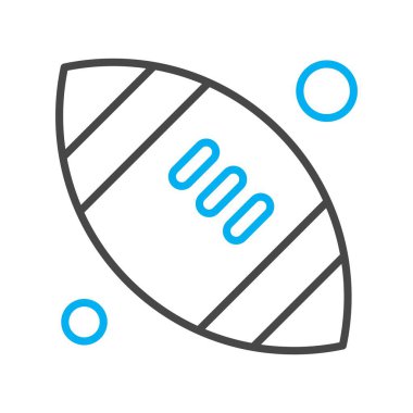 Rugby ikonu illüstrasyonu