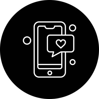 Vektör Mobil simge illüstrasyonu