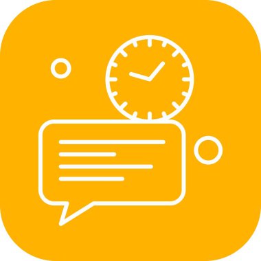  Vektör sohbet simgesi illüstrasyonu