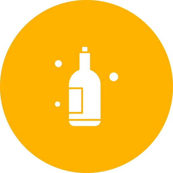 Vector Ilustración Icono Alcohol — Vector de stock