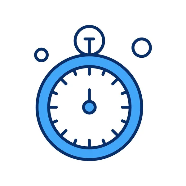 Vector Stop Reloj Icono — Vector de stock