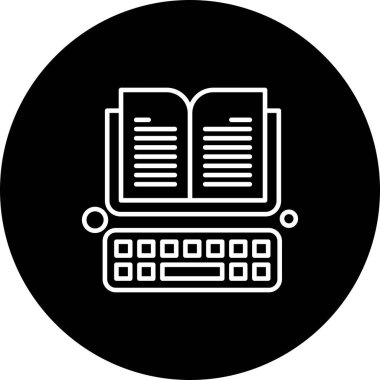 kitap simgesi vektör illüstrasyonu