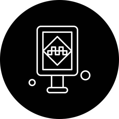 vektör trafik işareti Ico