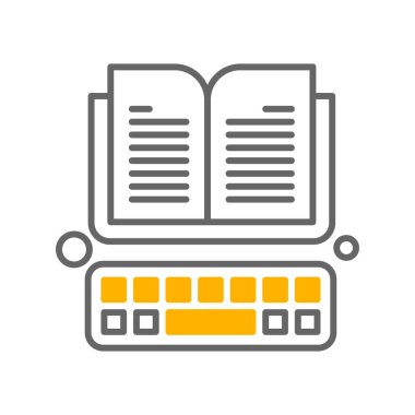 kitap simgesi vektör illüstrasyonu