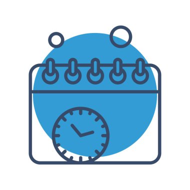 vektör Takvimi Simgesi illüstrasyonu