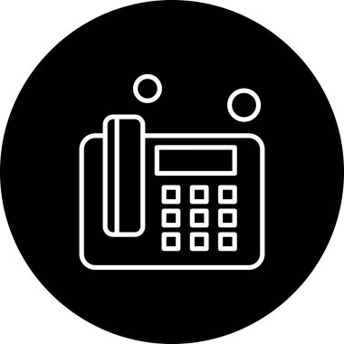 Vektör telefon simgesi illüstrasyonu