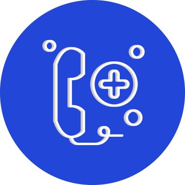 Vektör telefon simgesi illüstrasyonu